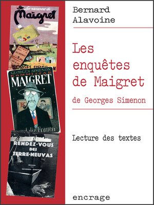 cover image of Les Enquêtes de Maigret, de Georges Simenon